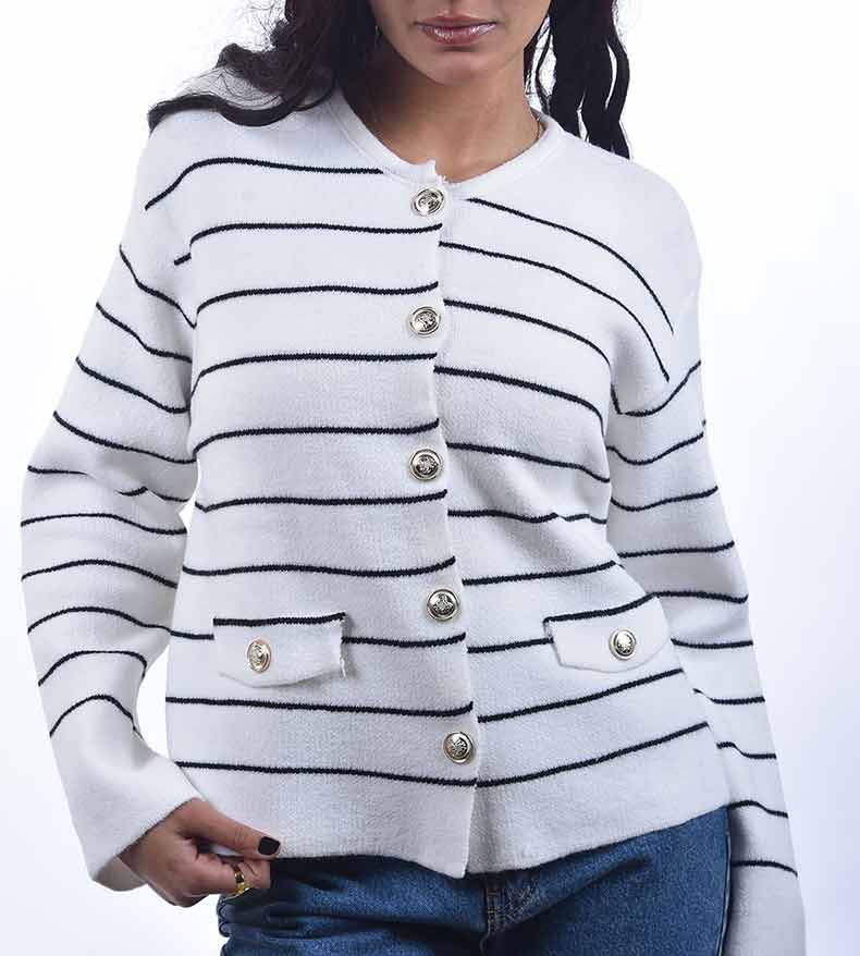  Cardigan with Buttons
