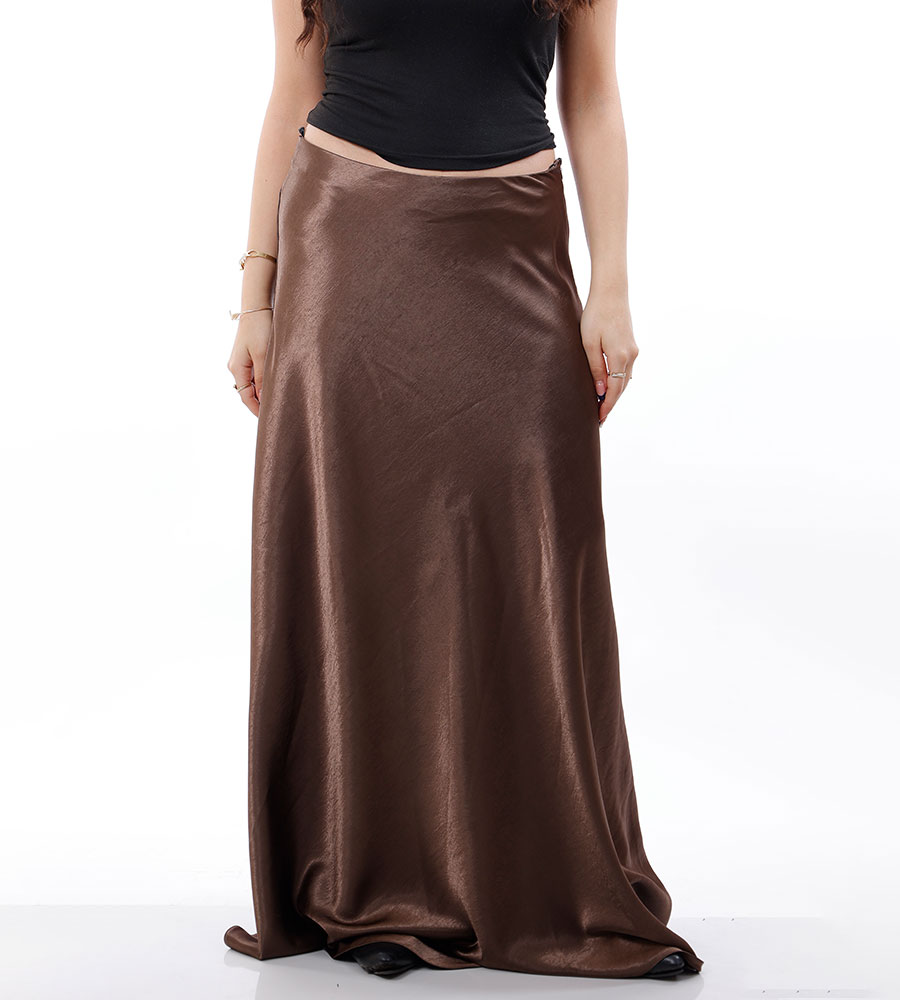 Satin skirt