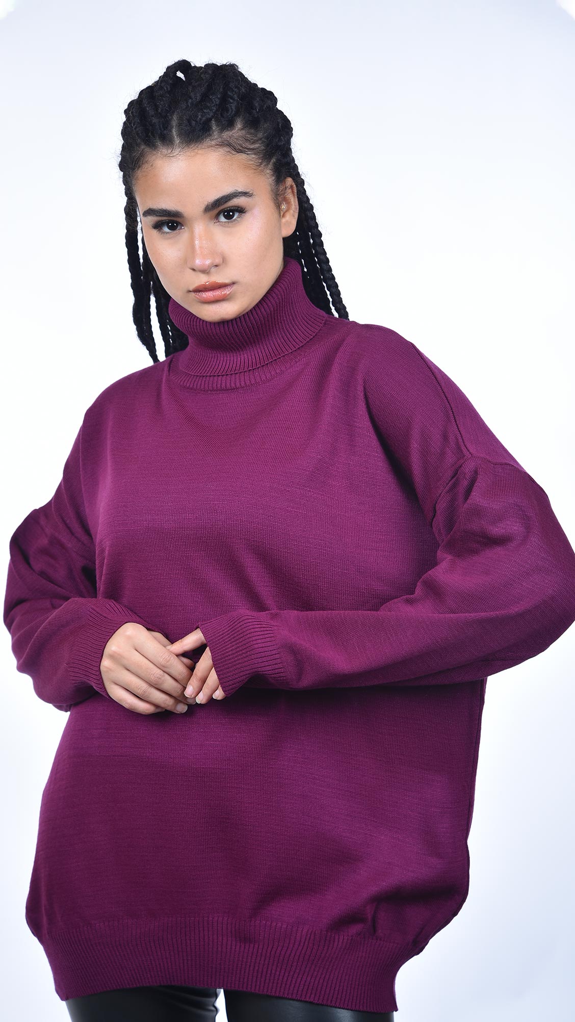 Knitwear blouse high cool