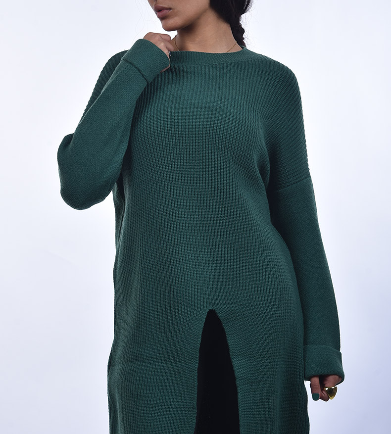 بلوزة تريكو واسعة