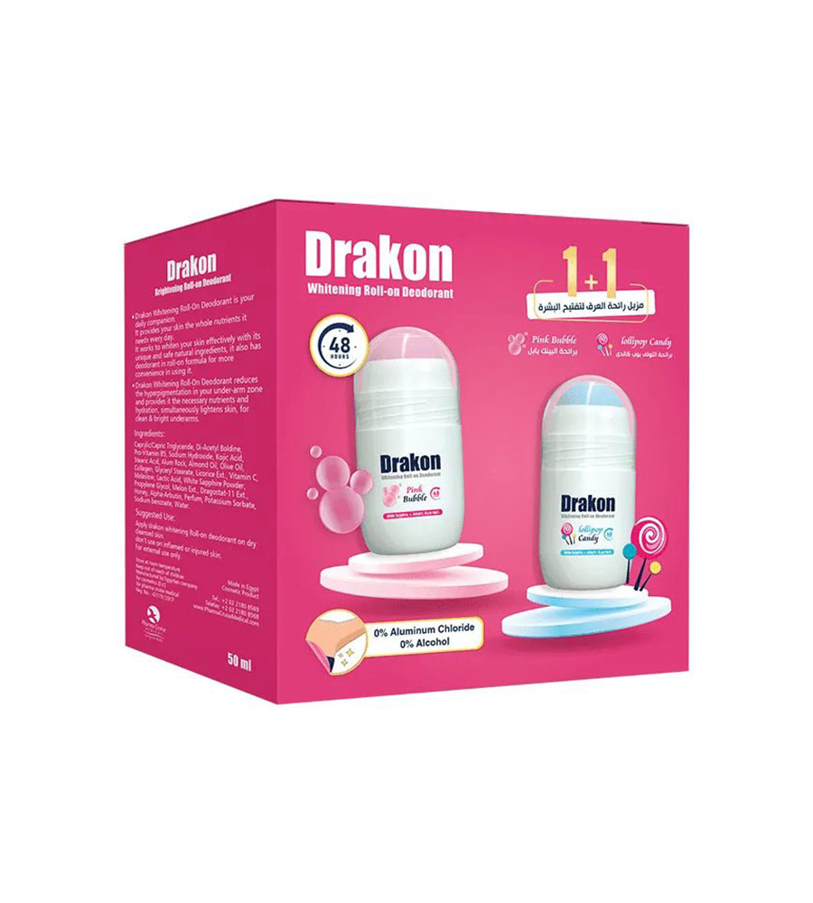 دراكون رول اون 50مل 1+1 