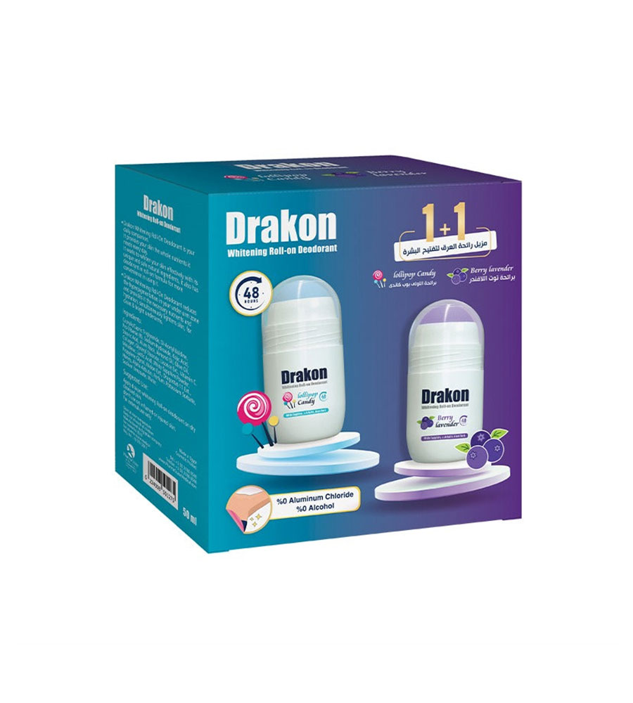 دراكون رول اون 50مل 1+1 