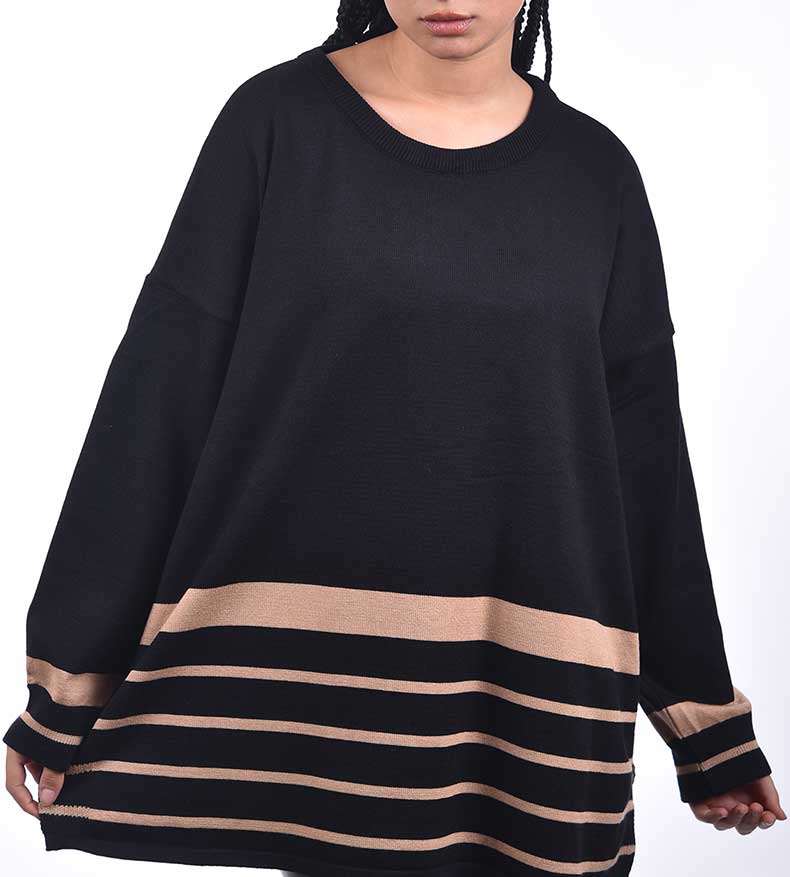 بلوزة تريكو واسع 