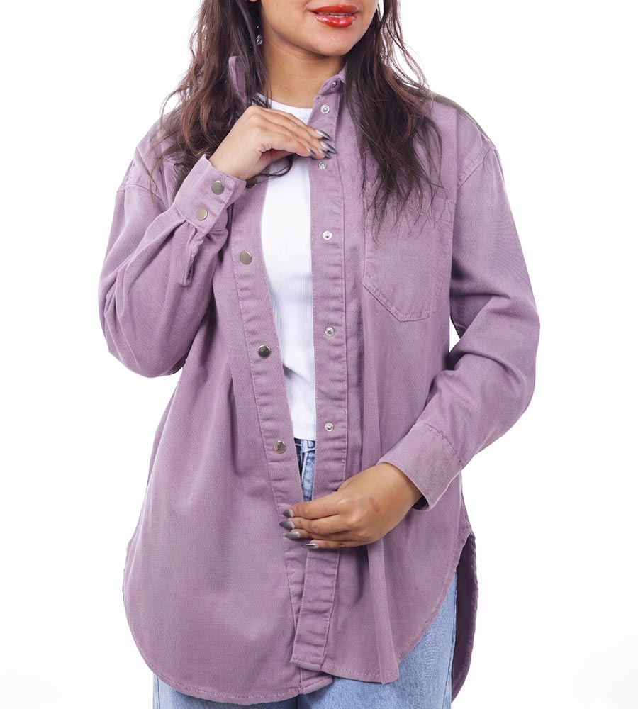 Long Gaberdine shirt 1 pocket