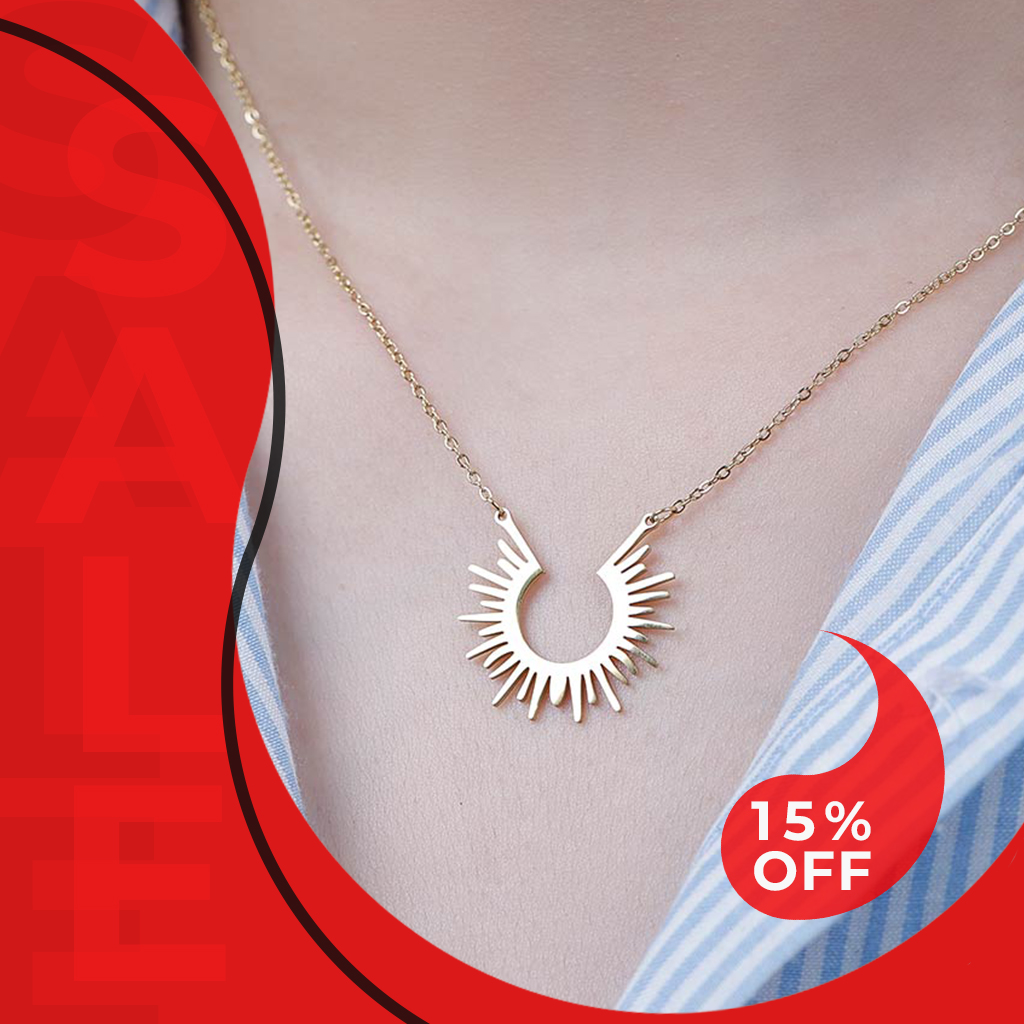 Sun Disc Necklace