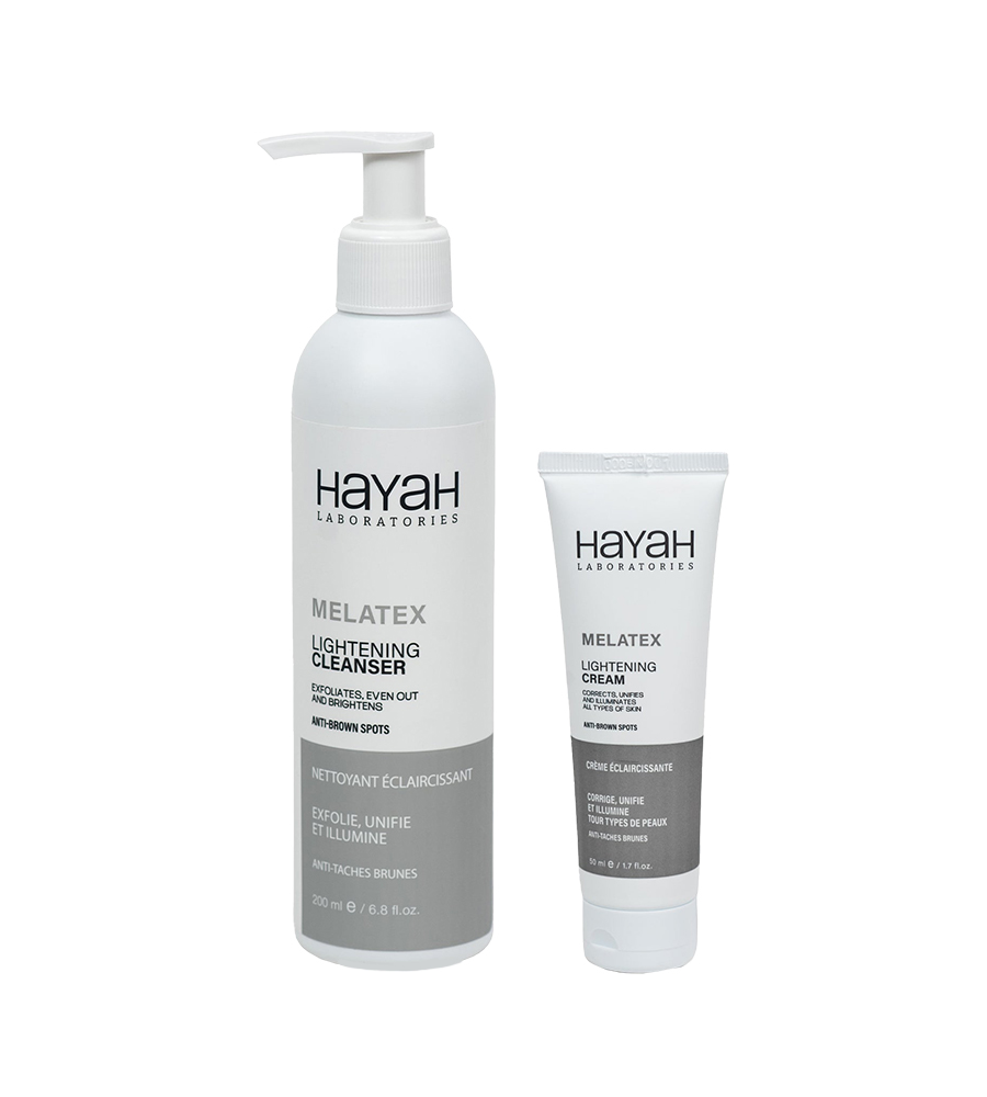 Hayah melatex  (cleanser + cream )offer