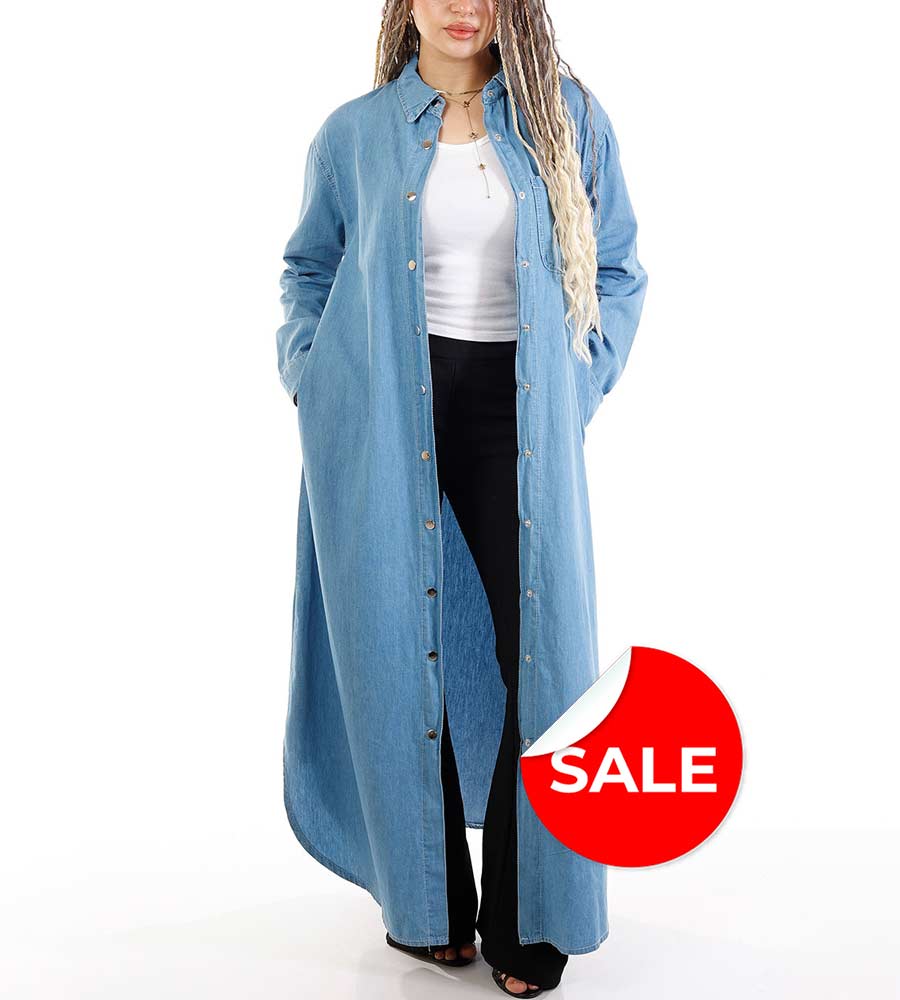 Soft Denim Shirt Dress
