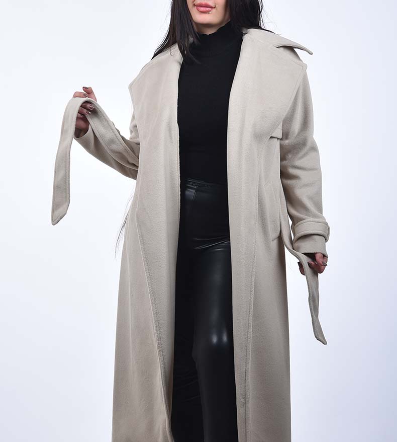  كوت صوف طويل