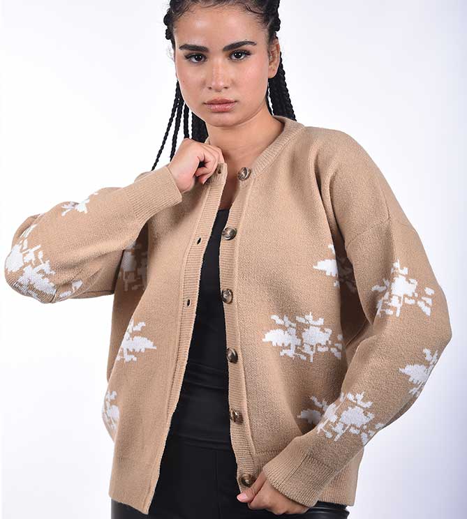 Knitted cardigan ( buttons)