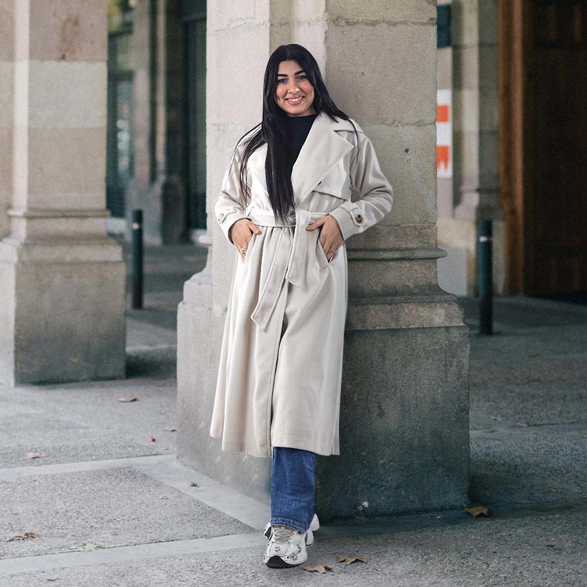 Long Wool Trench Coat